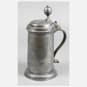 Schwerer Zinnwalzenkrug
