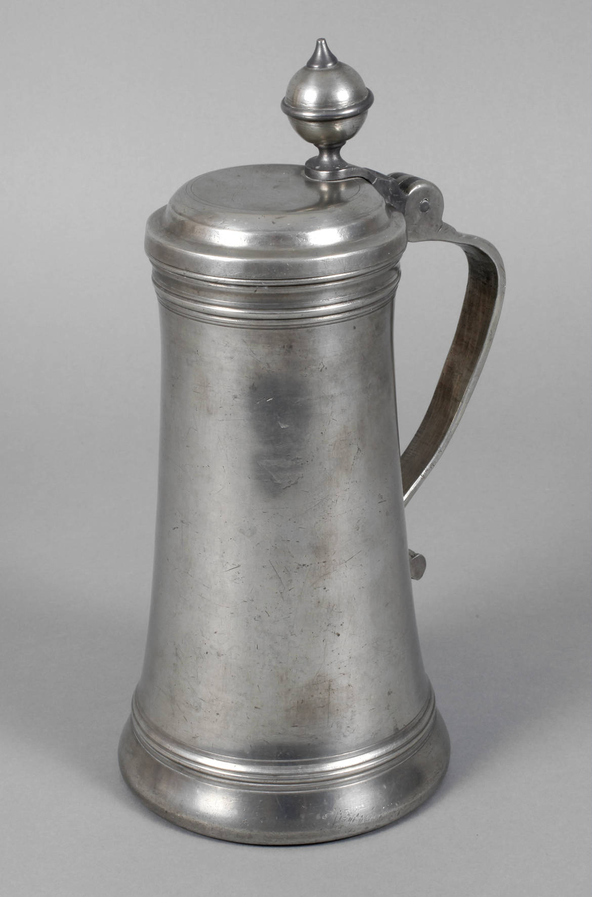 Großer vogtländischer Zinnkrug Greiz