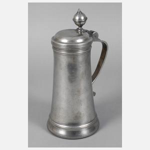 Großer vogtländischer Zinnkrug Greiz