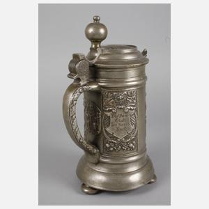 Großer Zinnprunkhumpen