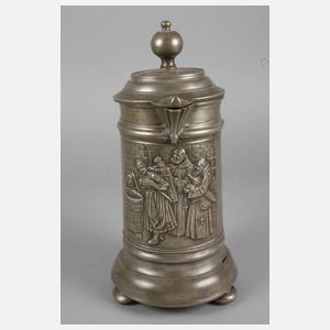 Großer Zinnprunkhumpen