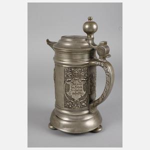 Großer Zinnprunkhumpen