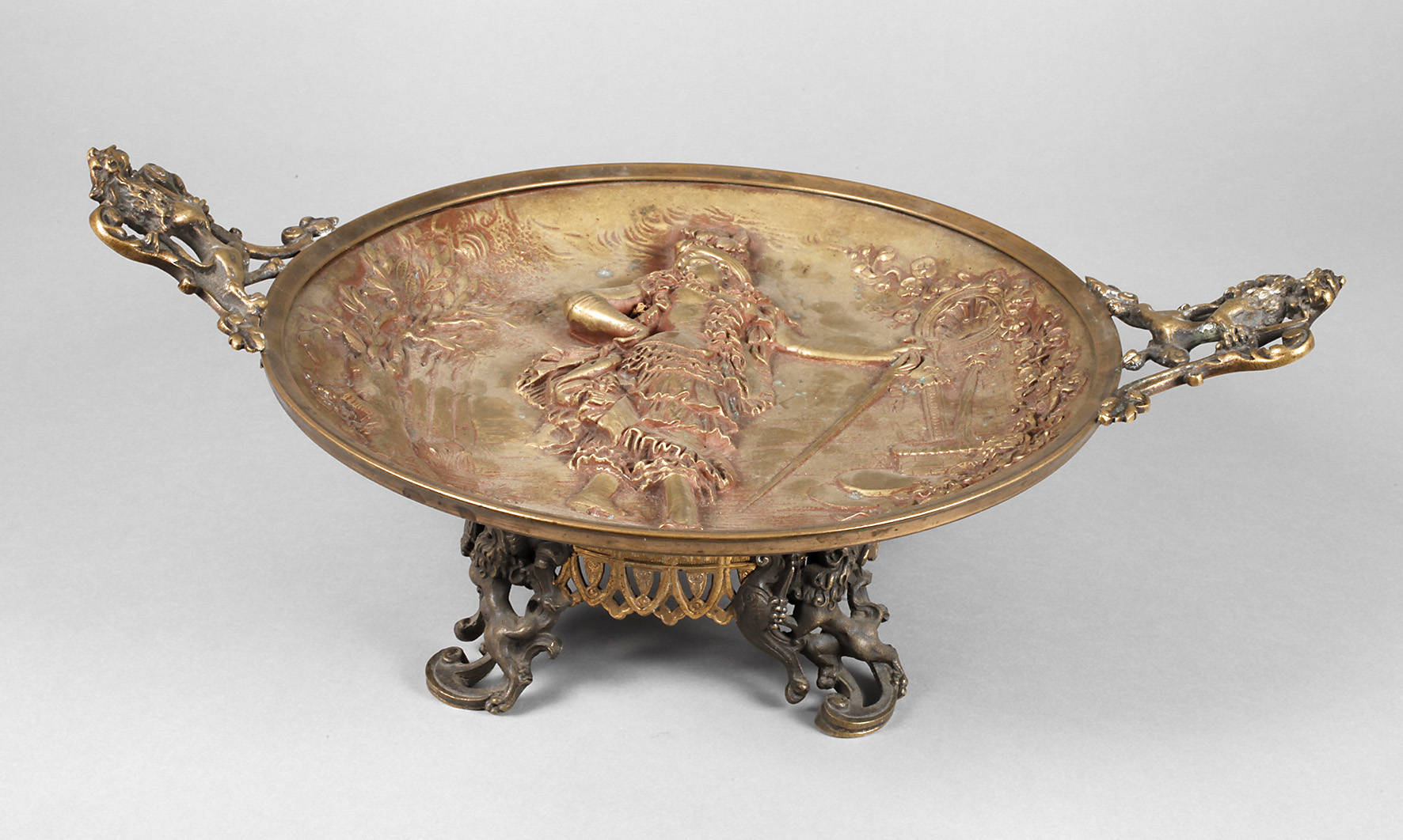 Große Bronzeschale Historismus