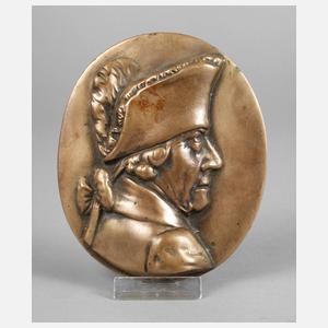 Bronzerelief Friedrich der Große