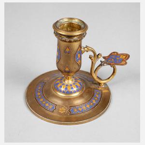 Frankreich emaillierter Handleuchter