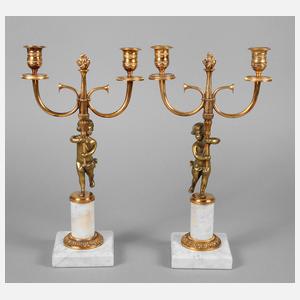 Paar figürliche Leuchter