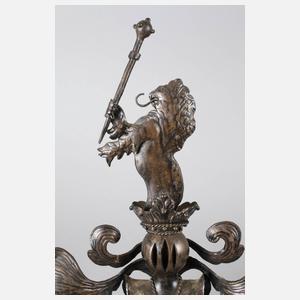 Schmiedeeisernes Wappen