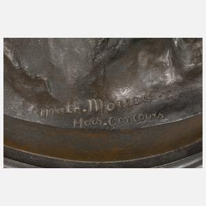 Mathurin Moreau, Salonlampe Sirene auf Felsen