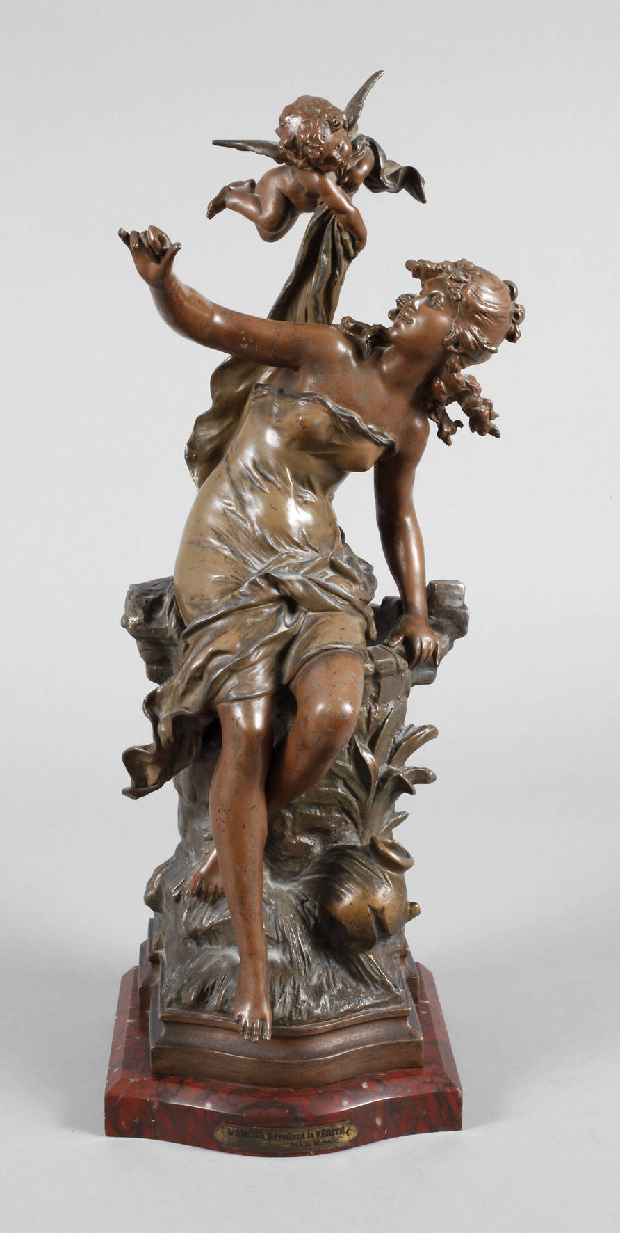 Nach Louis Auguste Moreau, ”Die Liebe die Wahrheit enthüllend”