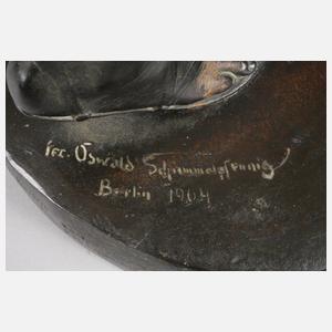 Oswald Schimmelpfennig, großer Bronzeakt