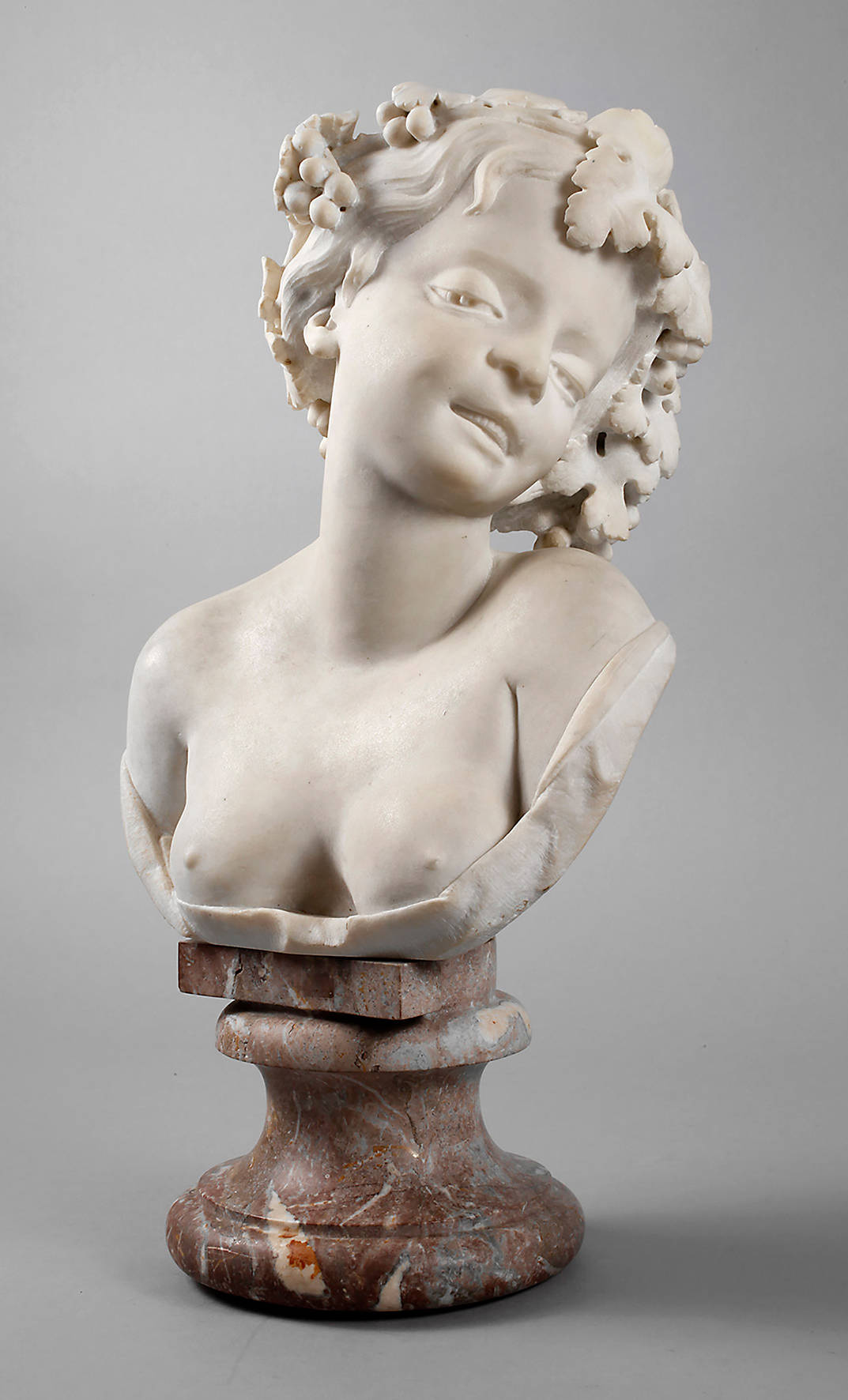 Marmorbüste Bacchantin
