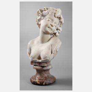 Marmorbüste Bacchantin