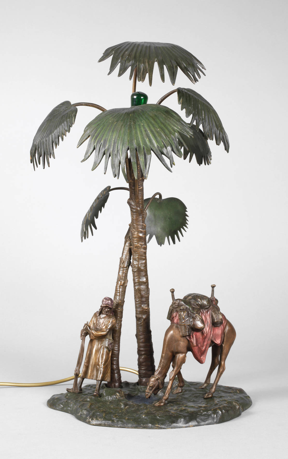 Figürliche Tischlampe Argentor-Werke Rust & Hetzel