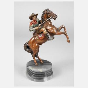 Franz Xaver Bergmann, Wiener Bronze Cowboy