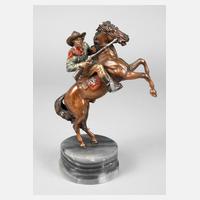 Franz Xaver Bergmann, Wiener Bronze Cowboy111