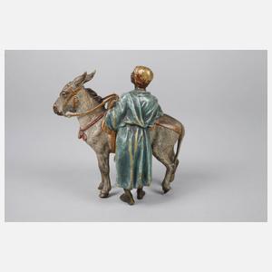 Franz Xaver Bergmann, Wiener Bronze Eselreiter