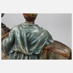 Franz Xaver Bergmann, Wiener Bronze Eselreiter