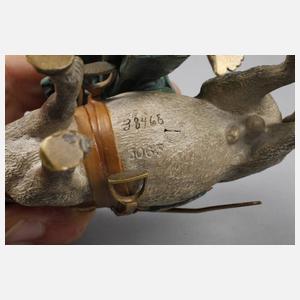 Franz Xaver Bergmann, Wiener Bronze Eselreiter