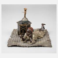 Franz Xaver Bergmann, Wiener Bronze rauchender Araber111