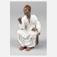 Wiener Bronze, sitzender Orientale111