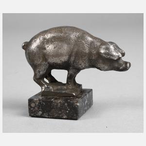 August Gaul, Silberplastik Glücksschwein