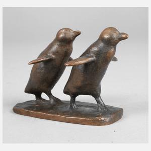 August Gaul, zwei laufende Pinguine