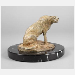 Monogrammist RM, sitzender Gepard