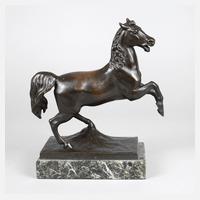 Pferdeskulptur steigender Hengst111