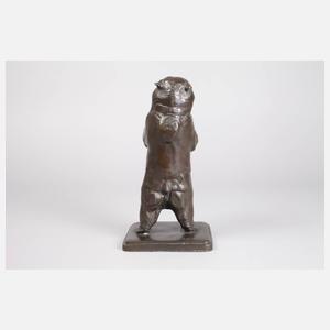 Willy Zügel, stehender Bär