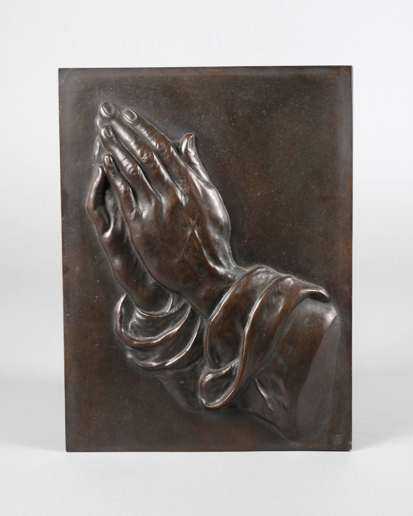 Bronzerelief ”Betende Hände” nach Albrecht Dürer