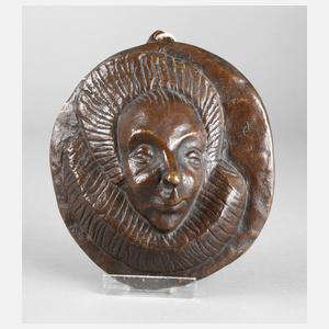 Monogrammist ET, Wandmaske Harlekin