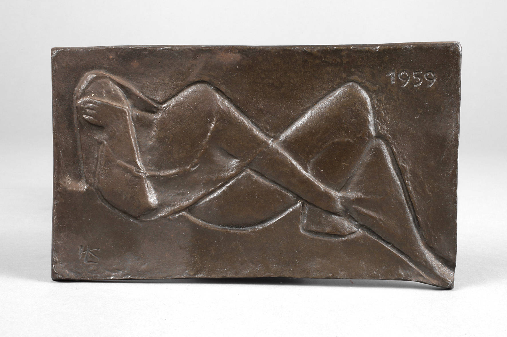 Kurt Lehmann, Eisenrelief Liegende