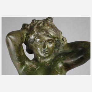 Bronze Eva mit Schlange