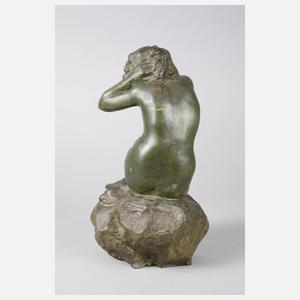 Bronze Eva mit Schlange