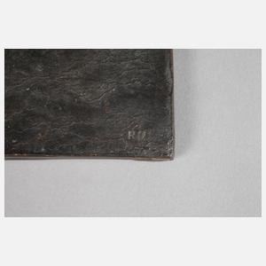 Bronze Karatekämpfer