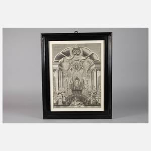 Johann Christian Oberdörffer, Castrum doloris