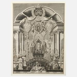 Johann Christian Oberdörffer, Castrum doloris