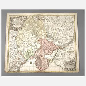 Konrad Lotter, Karte Südrussland mit Schwarzem Meer