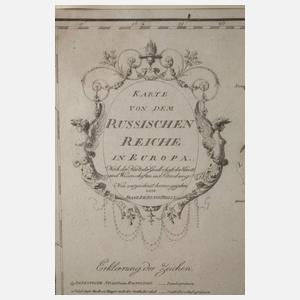 Franz Johann Joseph von Reilly, Karte Russland 1796