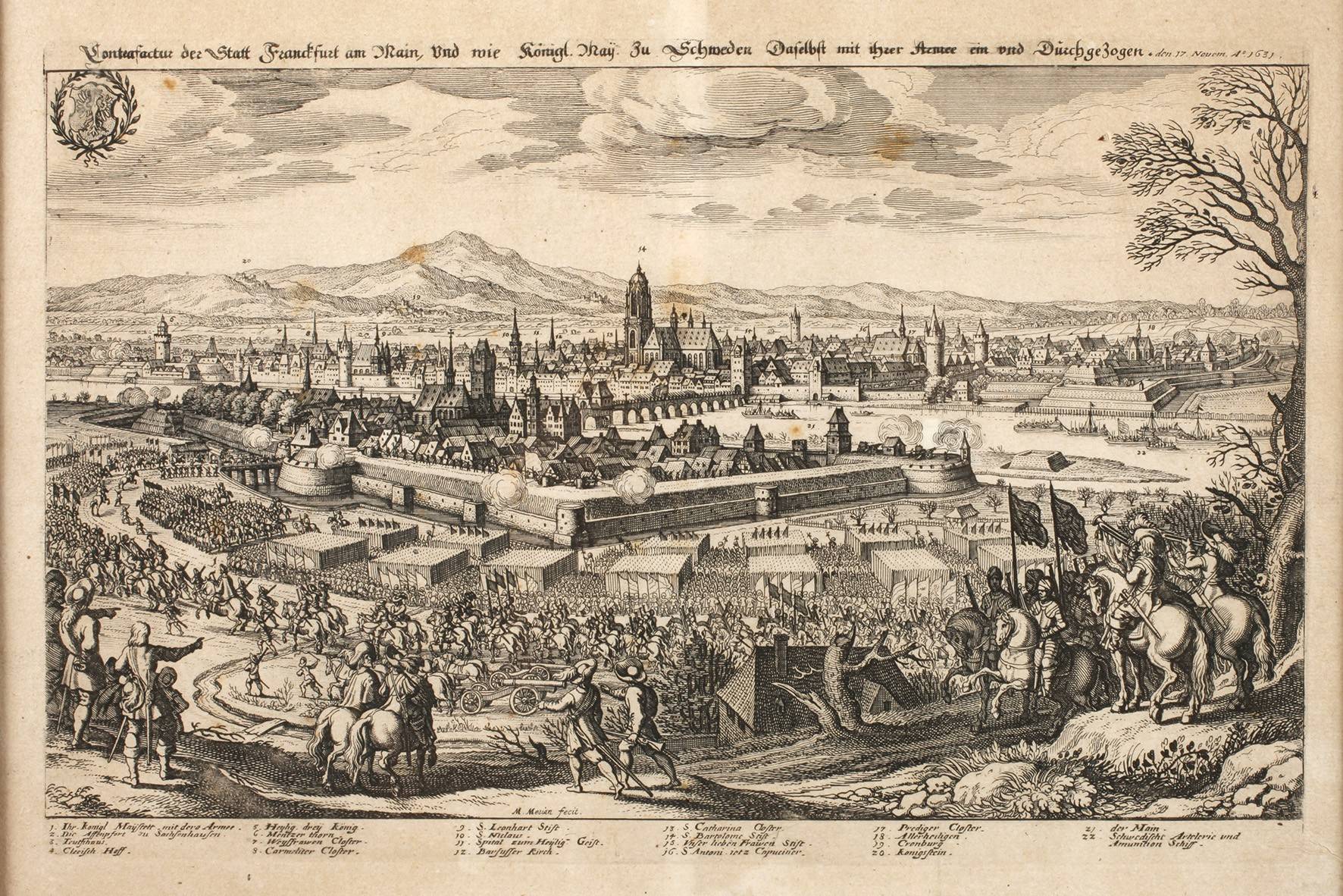 Matthäus Merian d. Ä., Ansicht Frankfurt am Main