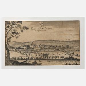 Merian, Matthäus d. Ä., ”Closter und Flecken Lamsspring... ”