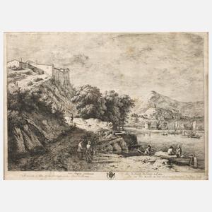 Jean-Jacques de Boissieu, Italienische Landschaft