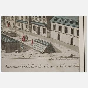 Guckkastenblatt Rotenturmstraße in Wien