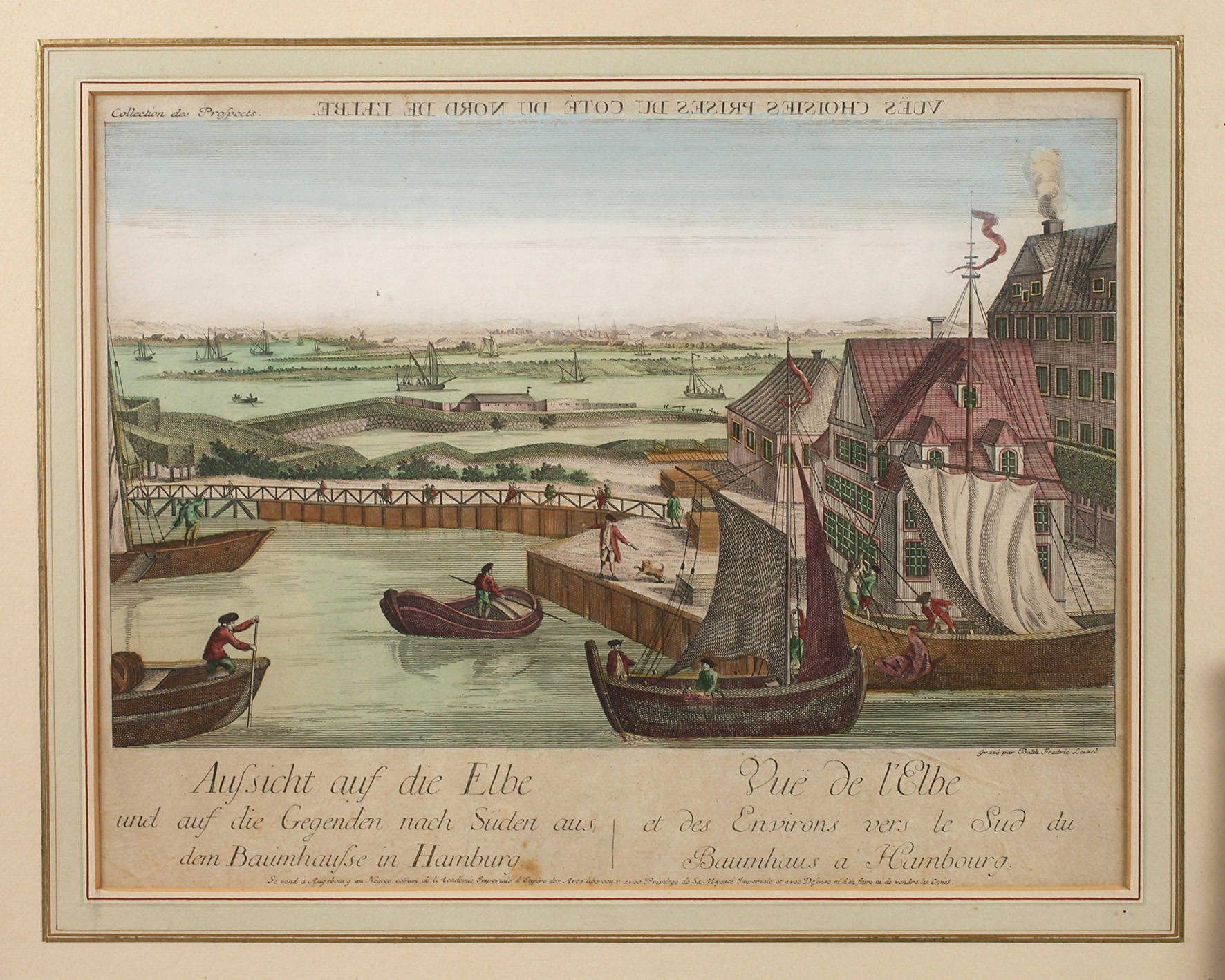 Balthasar Friedrich Leizel, Guckkastenblatt Hamburg