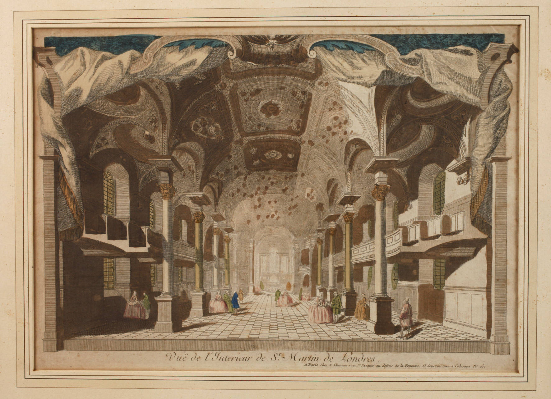 Guckkastenblatt St. Martin in London