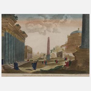 Guckkastenblatt antikes Rom