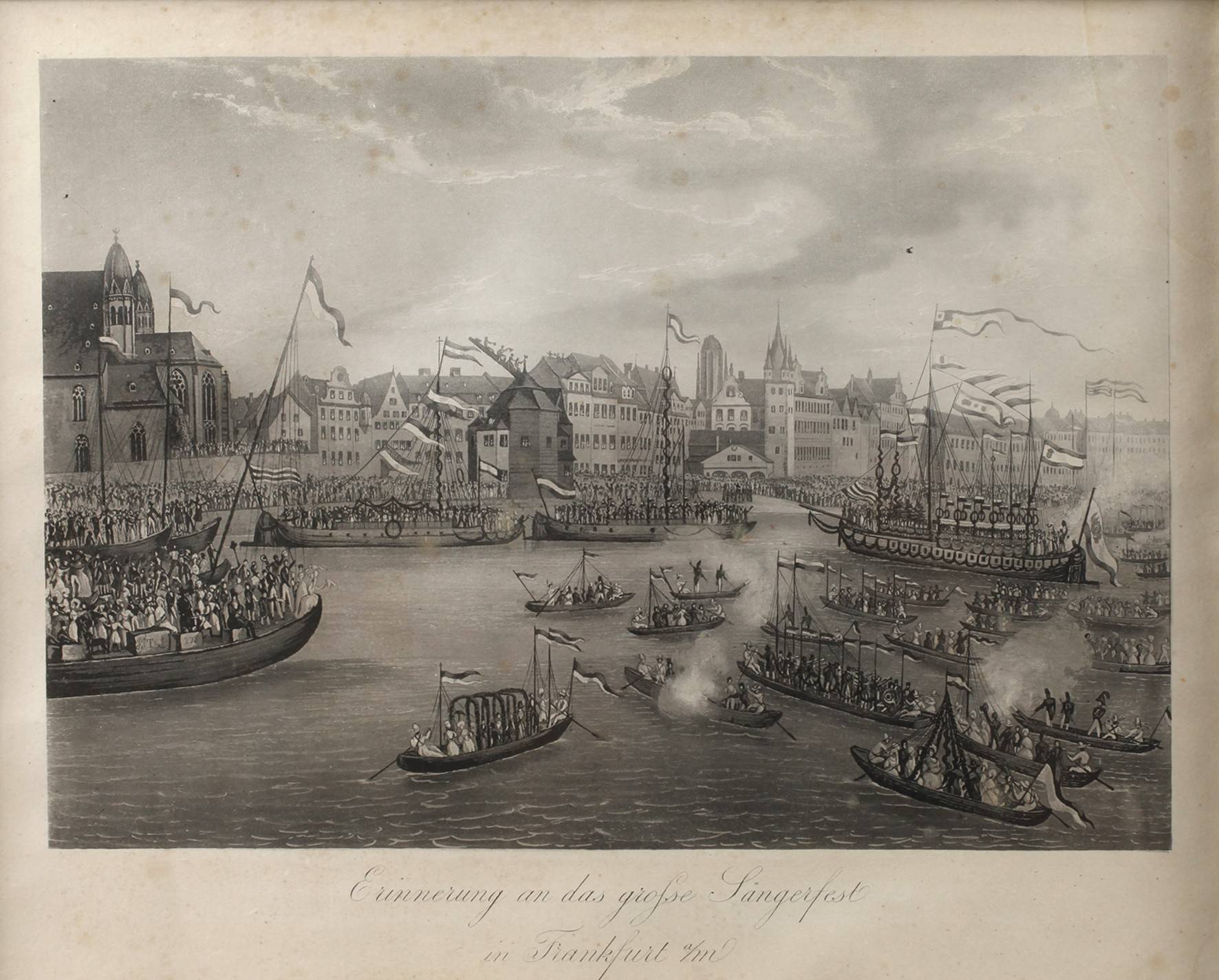 ”Erinnerung an das Sängerfest in Frankfurt am Main”