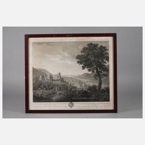 Christian Haldenwang, Ansicht von Heidelberg