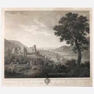 Christian Haldenwang, Ansicht von Heidelberg