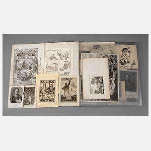 Großes Grafikkonvolut